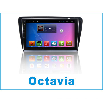 Android System Car DVD Player para Octavia com carro de navegação GPS e WiFi